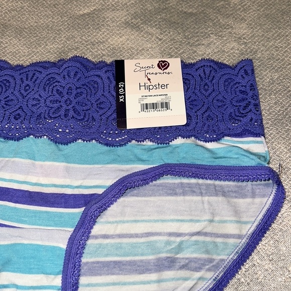 Secret Treasures Rayon Lace Hipster Panties MultiColor Various Sizes - Picture 4 of 6